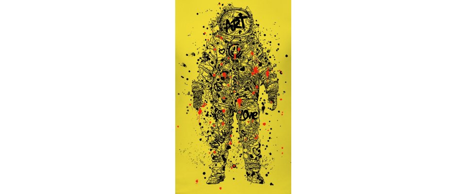 КОСМОНАВТ GRAFFITY YELLOW